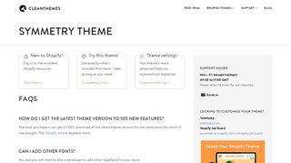 Symmetry Theme Support - Frequently Asked Questions – Clean ...