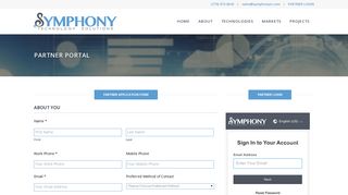 Symphony Technology Solutions, Inc. | Partner Portal
