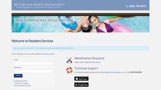 Login to The Symphony Apartments Resident Services | The ...
