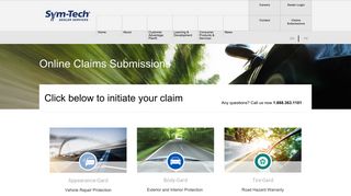 Claims Submissions – Sym-Tech Dealer Services