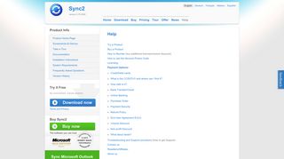 Sync2 - Help