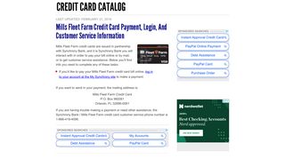 Mills Fleet Farm Credit Card Payment, Login, and Customer Service ...