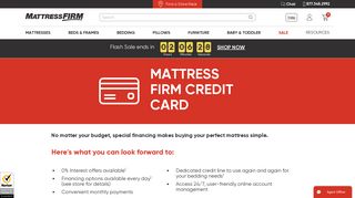 Mattress Firm Credit Card