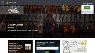 Guitar Center | Music Financing | Synchrony