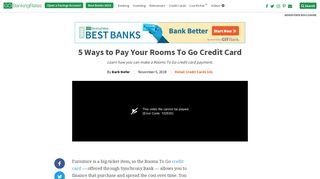 5 Ways to Pay Your Rooms To Go Credit Card | GOBankingRates