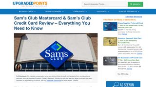 Sam's Club Mastercard & Club Credit Card Review - Worth Signing ...