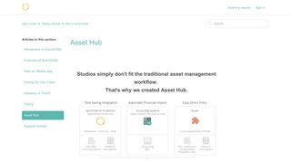 Asset Hub – Help Center