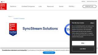 SyncStream Solutions - Great Place To Work United States