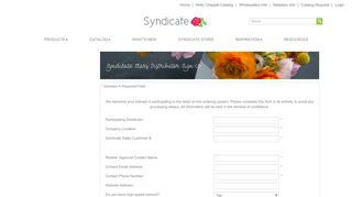 Syndicate Wholesaler Rolo Sign-Up - Syndicate Sales