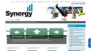 Synergy Accounts: Home Page