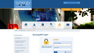 Synergy 365 - Synergy365 Login - Synergy Security Solutions