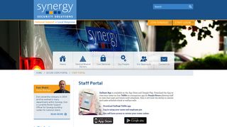 Synergy 365 - Staff Portal - Synergy Security Solutions