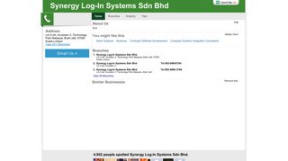 Synergy Log-In Systems Sdn Bhd Kuala Lumpur | Malaysia