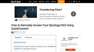 How to Remotely Access Your Synology NAS Using QuickConnect