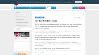 New SynthaSite Features | Yola