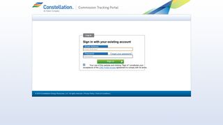 Commission Tracking Portal - Login