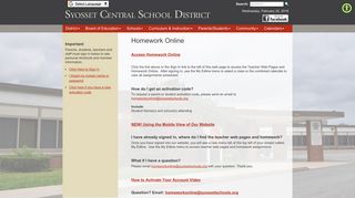 Syosset Central School District Parents/Students | Homework Online ...