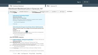 5 Blackboard Blackboard Jobs in Syracuse, NY | LinkedIn