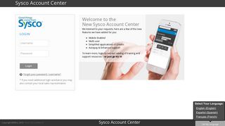 Sysco Account Center