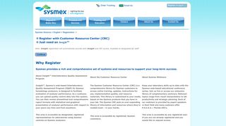 Registration - Sysmex