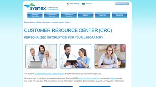 Customer Resource Center - Sysmex
