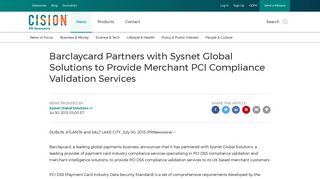 Barclaycard Partners with Sysnet Global Solutions to Provide ...