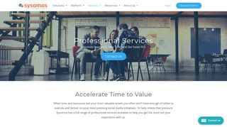 Professional Client Services | Sysomos