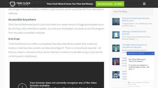 Daily Attendance Software Free Download ... - Time Clock Wizard