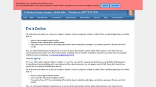 Do It Online - My Surgery Website