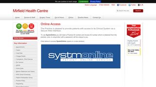 Mirfield Health Centre - Online Access
