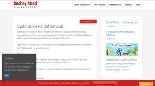 SystmOnline Patient Services - Rushey Mead Health Centre