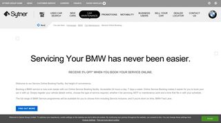 Servicing Your BMW | Sytner BMW - Sytner Group