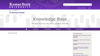 Online Teval: Evaluation List - KB13658 | K-State IT Service Portal