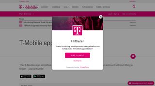 T-Mobile app | T-Mobile Support