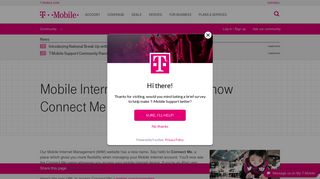 Mobile Internet Management is now Connect Me - T-Mobile Support