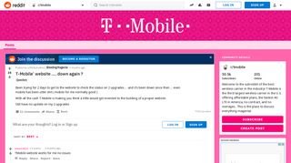 T-Mobile' website .... down again ? : tmobile - Reddit