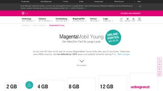 MagentaMobil Young - Tarife | Telekom