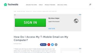 How Do I Access My T-Mobile Email on My Computer? | Techwalla.com