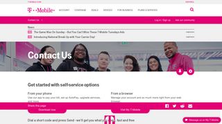 Contact Us | T-Mobile Support