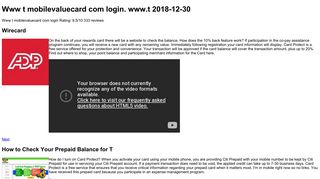 Www t mobilevaluecard com login. How to Check the Balance on a ...