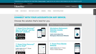 T.Rowe Price - Mobile Solutions