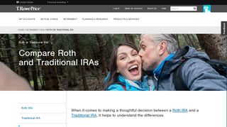 Roth or Traditional IRA | T. Rowe Price