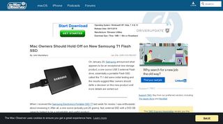 Mac Owners Should Hold Off on New Samsung T1 Flash SSD – The ...