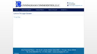 Link to T4 Login Screen | - Cunningham Commodities, LLC