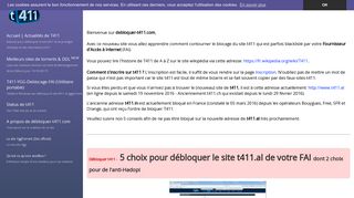 Débloquer t411 - Contourner le blocage du site YggTorrent de votre FAI