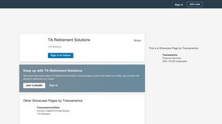 TA Retirement Solutions | LinkedIn