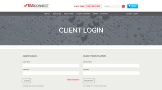 Client Login » TAA Connect