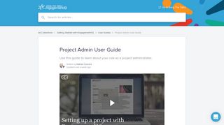 Project Admin User Guide | Bang The Table Help Center