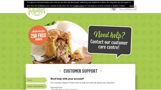 Customer Support - Tasty Rewards