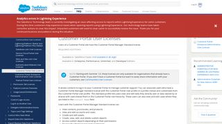 Customer Portal User Licenses - Salesforce Help
